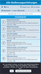 Mobile Screenshot of forum.alle-bedienungsanleitungen.de